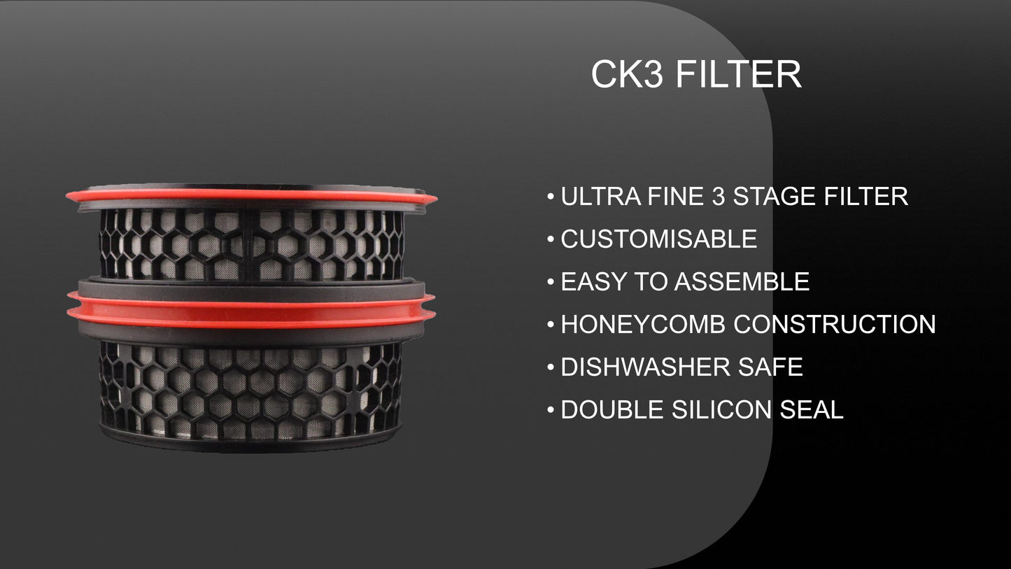 Coffee Kraft Premium French Press 800ML - Triple Filter Stainless Steel Cafetiere